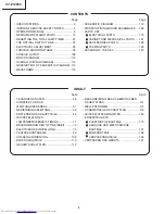 Предварительный просмотр 2 страницы Sharp XV-Z12000 - Vision - DLP Projector Service Manual