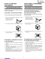 Предварительный просмотр 5 страницы Sharp XV-Z12000 - Vision - DLP Projector Service Manual