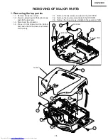 Предварительный просмотр 15 страницы Sharp XV-Z12000 - Vision - DLP Projector Service Manual