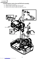 Предварительный просмотр 16 страницы Sharp XV-Z12000 - Vision - DLP Projector Service Manual