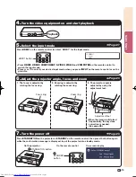 Предварительный просмотр 17 страницы Sharp XV-Z17000 Operation Manual