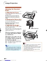 Предварительный просмотр 26 страницы Sharp XV-Z17000 Operation Manual