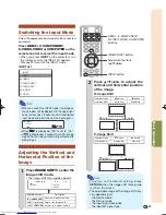 Предварительный просмотр 29 страницы Sharp XV-Z17000 Operation Manual