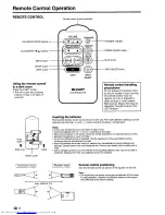 Preview for 8 page of Sharp XV-Z1E Operation Manual