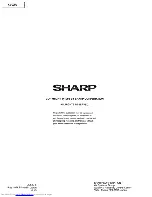 Предварительный просмотр 94 страницы Sharp XV-Z1U Service Manual