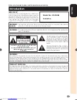 Preview for 4 page of Sharp XV-Z2000 Operation Manual