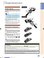 Preview for 16 page of Sharp XV-Z2000 Operation Manual