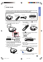 Предварительный просмотр 8 страницы Sharp XV-Z200U Operation Manual