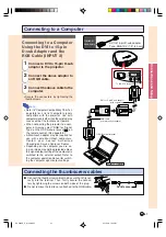 Предварительный просмотр 22 страницы Sharp XV-Z200U Operation Manual