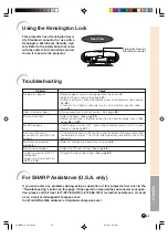 Предварительный просмотр 64 страницы Sharp XV-Z200U Operation Manual