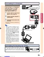 Предварительный просмотр 23 страницы Sharp XV-Z201E Operation Manual