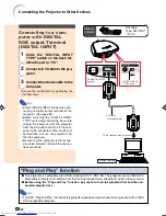 Предварительный просмотр 24 страницы Sharp XV-Z201E Operation Manual