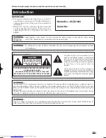 Предварительный просмотр 3 страницы Sharp XV-Z21000 Operation Manual