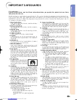 Предварительный просмотр 7 страницы Sharp XV-Z21000 Operation Manual