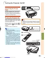 Предварительный просмотр 27 страницы Sharp XV-Z21000 Operation Manual