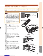 Предварительный просмотр 51 страницы Sharp XV-Z21000 Operation Manual