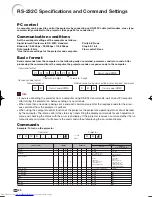 Предварительный просмотр 54 страницы Sharp XV-Z21000 Operation Manual