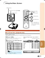 Предварительный просмотр 42 страницы Sharp XV-Z3000 - Vision WXGA DLP Projector Operation Manual