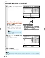 Предварительный просмотр 43 страницы Sharp XV-Z3000 - Vision WXGA DLP Projector Operation Manual