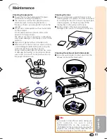 Предварительный просмотр 52 страницы Sharp XV-Z3000 - Vision WXGA DLP Projector Operation Manual