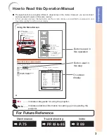 Предварительный просмотр 5 страницы Sharp XV-Z30000 Operation Operation Manual