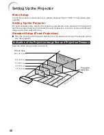 Предварительный просмотр 22 страницы Sharp XV-Z30000 Operation Operation Manual