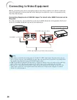 Предварительный просмотр 26 страницы Sharp XV-Z30000 Operation Operation Manual