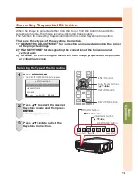 Предварительный просмотр 33 страницы Sharp XV-Z30000 Operation Operation Manual