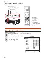 Предварительный просмотр 44 страницы Sharp XV-Z30000 Operation Operation Manual