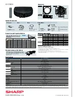 Предварительный просмотр 4 страницы Sharp XV-Z30000 Operation Specifications