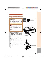 Preview for 58 page of Sharp XV-Z3100U Operation Manual