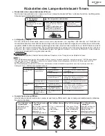 Preview for 59 page of Sharp XV-Z7000U/E Service Manual