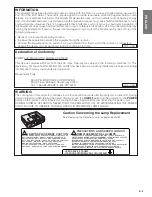 Preview for 2 page of Sharp XV-Z7000U Operation Manual