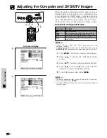 Предварительный просмотр 36 страницы Sharp XV-Z90 Operation Manual