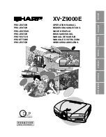 Sharp XV-Z9000E Operation Manual предпросмотр