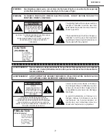 Предварительный просмотр 7 страницы Sharp XV-Z9000E Service Manual