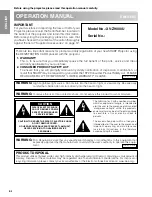 Preview for 1 page of Sharp XV-Z9000U - Vision - DLP Projector Operation Manual