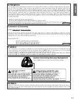 Preview for 3 page of Sharp XV-Z90U Operation Manual