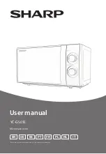 Preview for 1 page of Sharp YC-GS01E User Manual