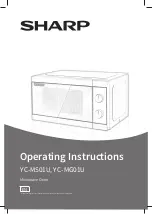 Preview for 1 page of Sharp YC-MG01U Operating Instructions Manual