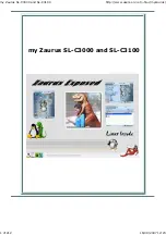 Sharp Zaurus SL-C3000 Instruction Manual предпросмотр