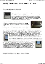 Preview for 2 page of Sharp Zaurus SL-C3000 Instruction Manual