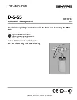 Preview for 1 page of Sharpe D-5-55 Instructions - Parts Manual