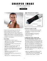 Preview for 1 page of Sharper Image 201622 Quick Start Manual