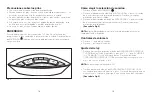 Preview for 10 page of Sharper Image 204941 Instruction Manual And  Warranty Information