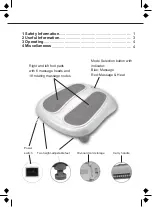 Preview for 2 page of Sharper Image 205087 User Manual