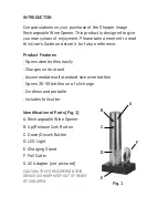 Preview for 2 page of Sharper Image 205762 User Manual