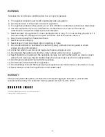 Preview for 3 page of Sharper Image 206320 User Manual