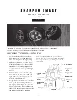 Preview for 1 page of Sharper Image 206635 User Manual