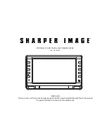 Sharper Image 206668 User Manual preview